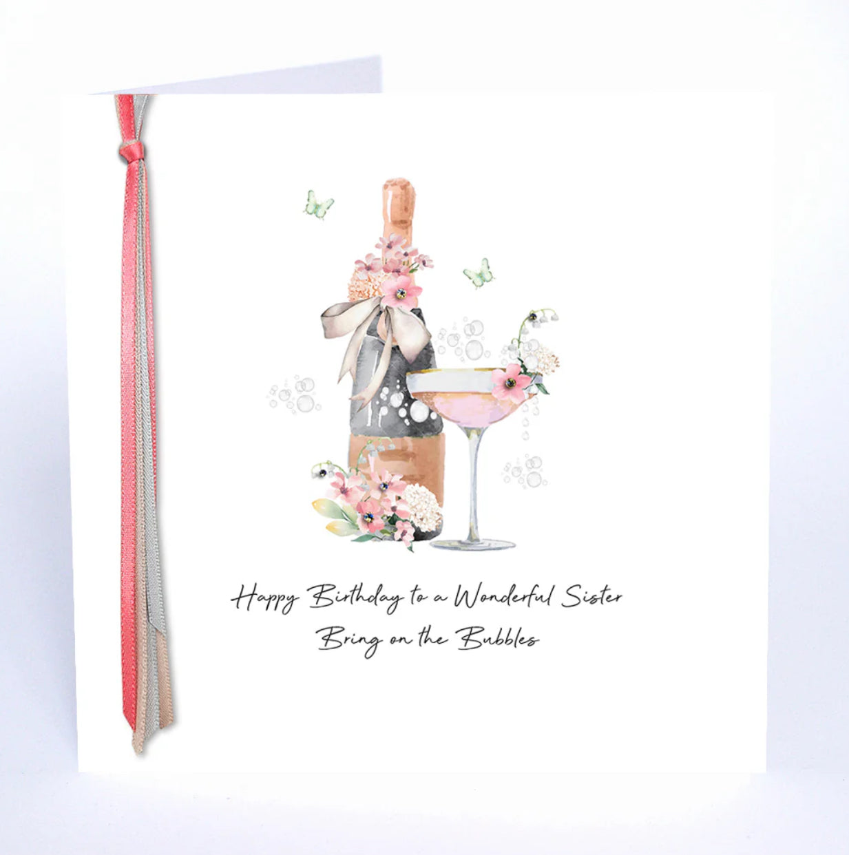 Happy Birthday to a Wonderful Sister Five Dollar Ribbons & Roses Card - More Than Just a Gift | Narborough Hall