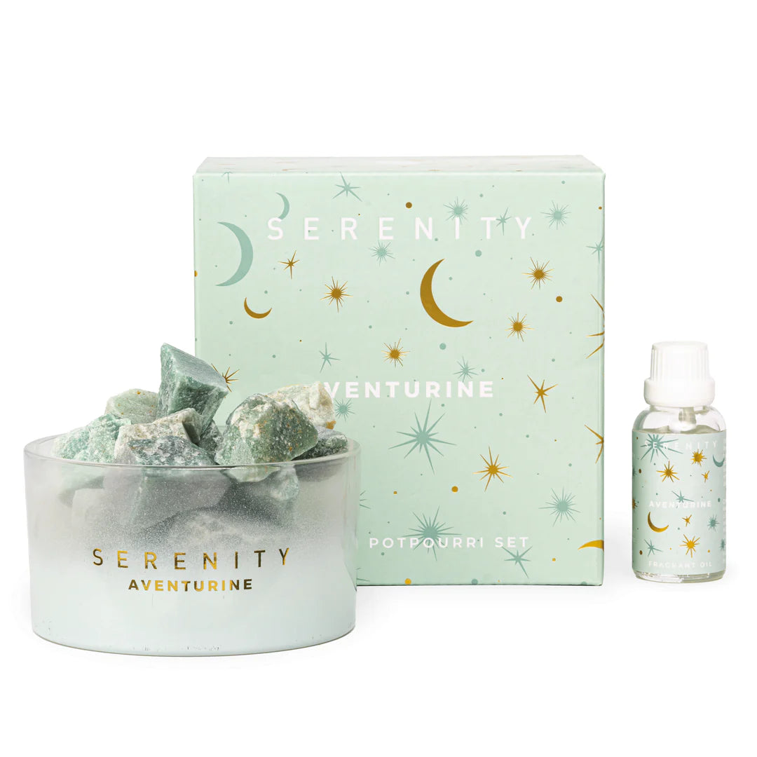 Serenity Aventurine Crystal Potpourri & Oil - More Than Just a Gift | Narborough Hall
