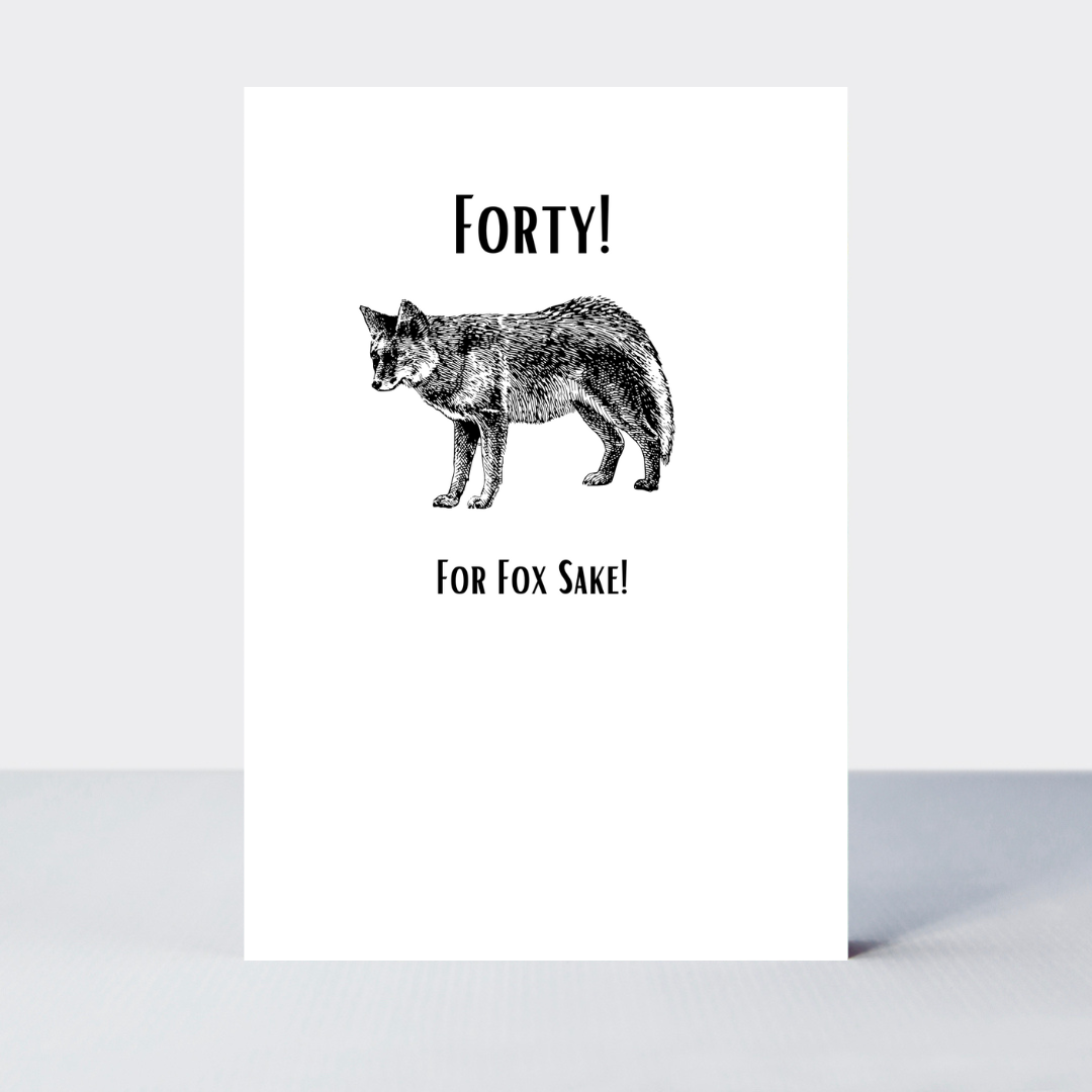 Law Of The Jungle Forty Birthday Card - More Than Just a Gift | Narborough Hall