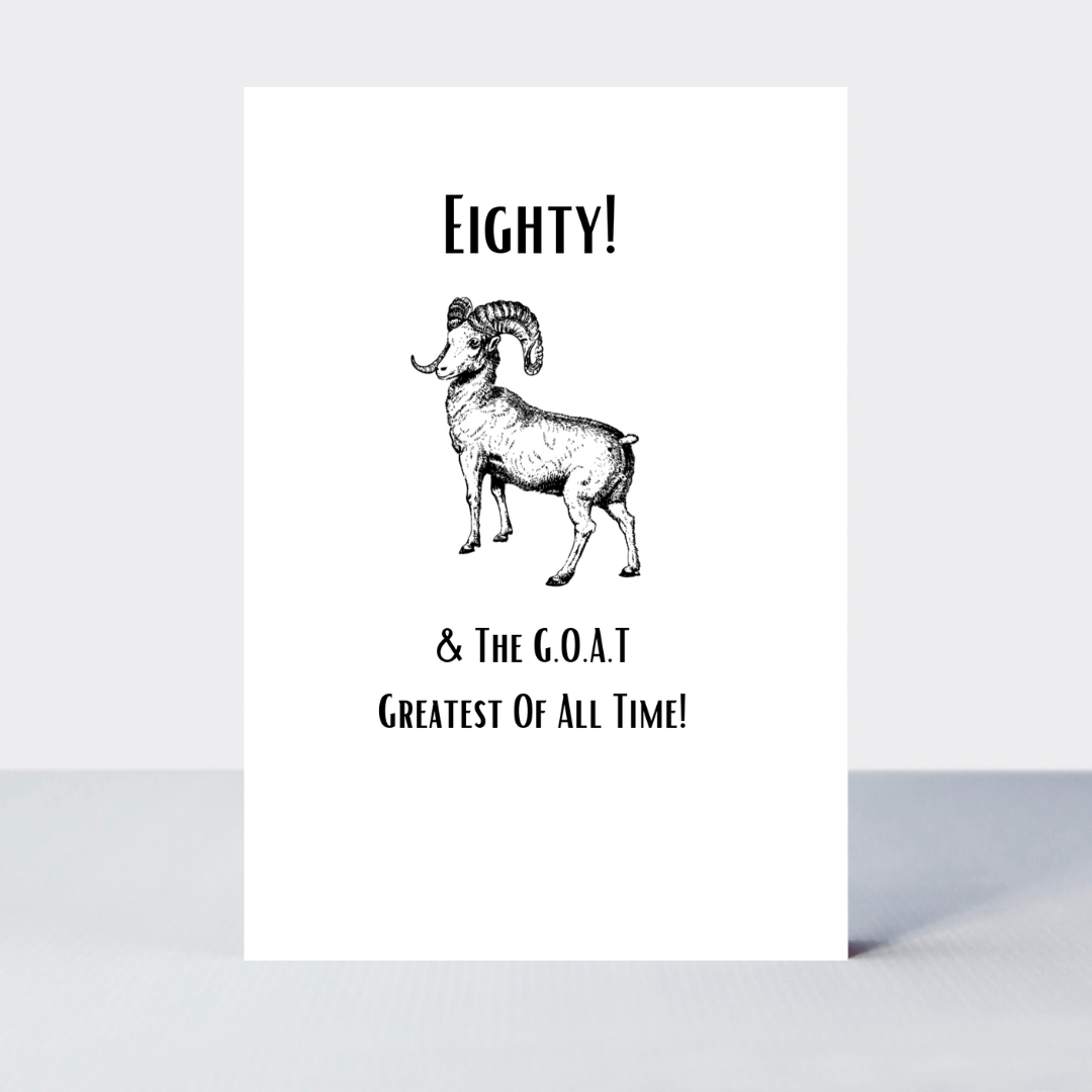 Law Of The Jungle Eighty Birthday Card - More Than Just a Gift | Narborough Hall