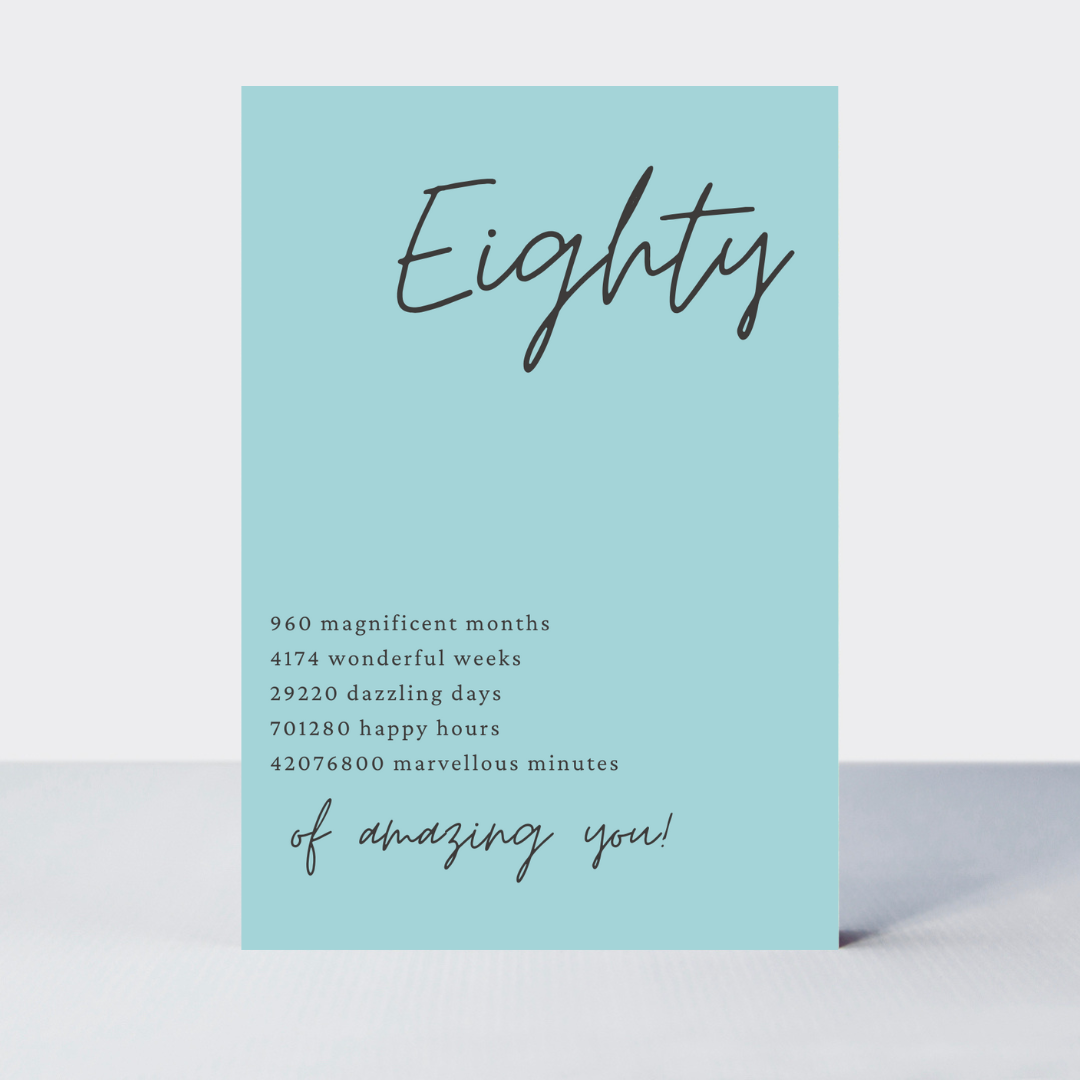 Little Notes 80 Card - More Than Just a Gift | Narborough Hall