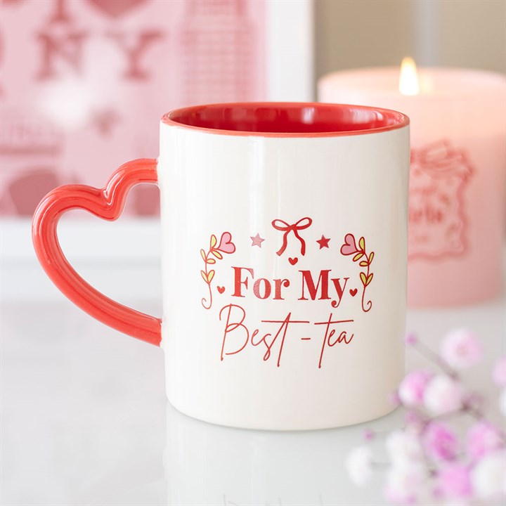 For my best-tea mug with heart handle - More Than Just a Gift | Narborough Hall