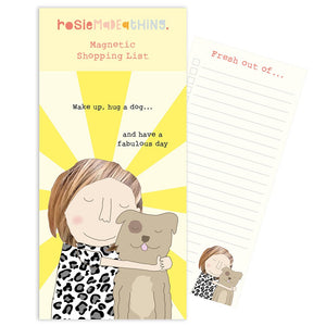 Rosie Made a Thing Hug A Dog Magnetic Notepad - More Than Just a Gift | Narborough Hall