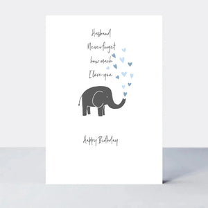 Little Words Husband Birthday Card - More Than Just a Gift | Narborough Hall