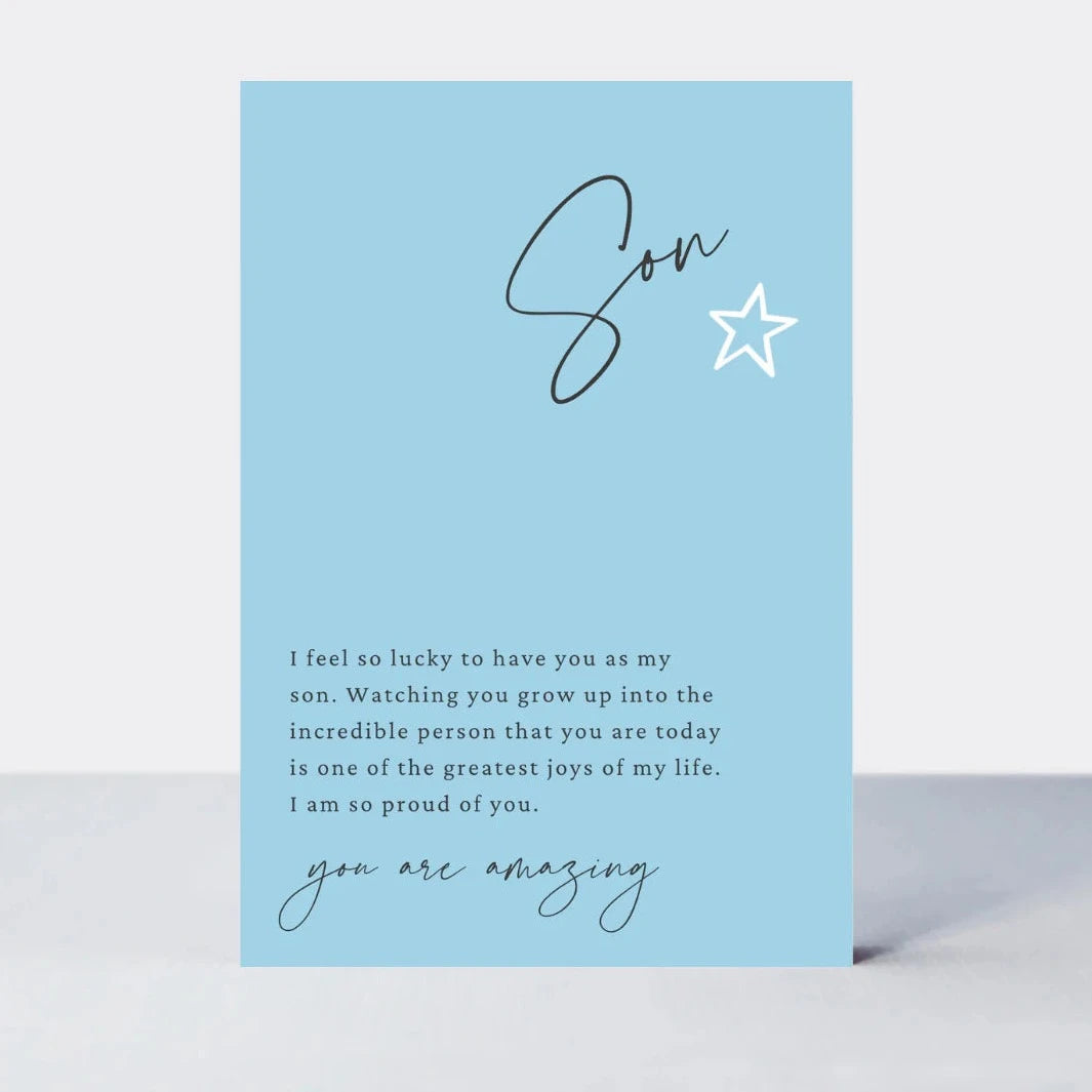 Little Notes Son Card - More Than Just a Gift | Narborough Hall