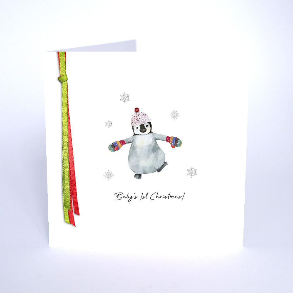 Five Dollar Shake Baby's 1st Christmas! Christmas Card