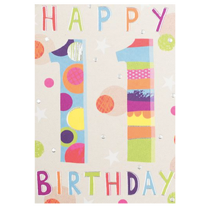 Bangers & Flash 11th Birthday Card - More Than Just a Gift | Narborough Hall