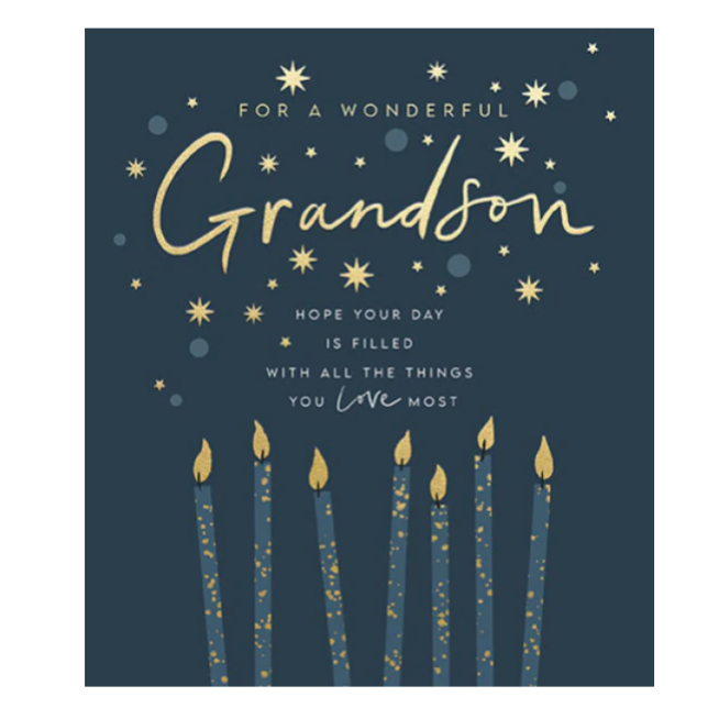 Reflections Grandson Card - More Than Just a Gift | Narborough Hall