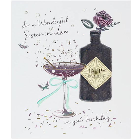 Amaretto - Wonderful Sister-in-Law card - More Than Just a Gift | Narborough Hall