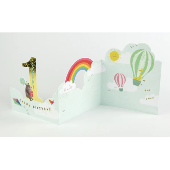 Hopscotch Happy Birthday 1st Birthday Card - More Than Just a Gift | Narborough Hall