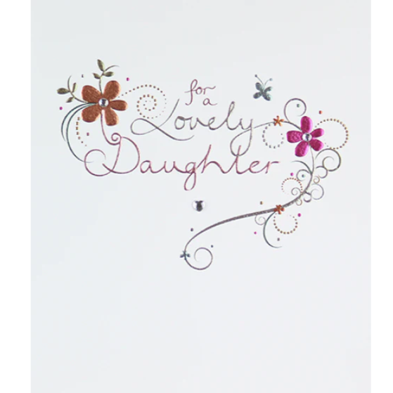 Mimosa - Lovely Daughter Card - More Than Just a Gift | Narborough Hall
