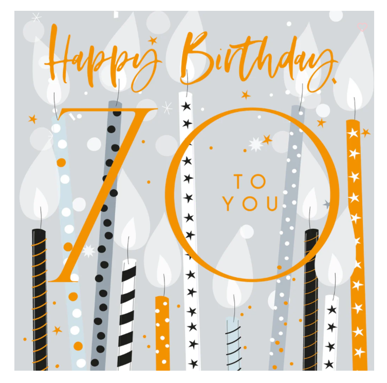 Belly Button Elle 70th Birthday Card - More Than Just a Gift | Narborough Hall