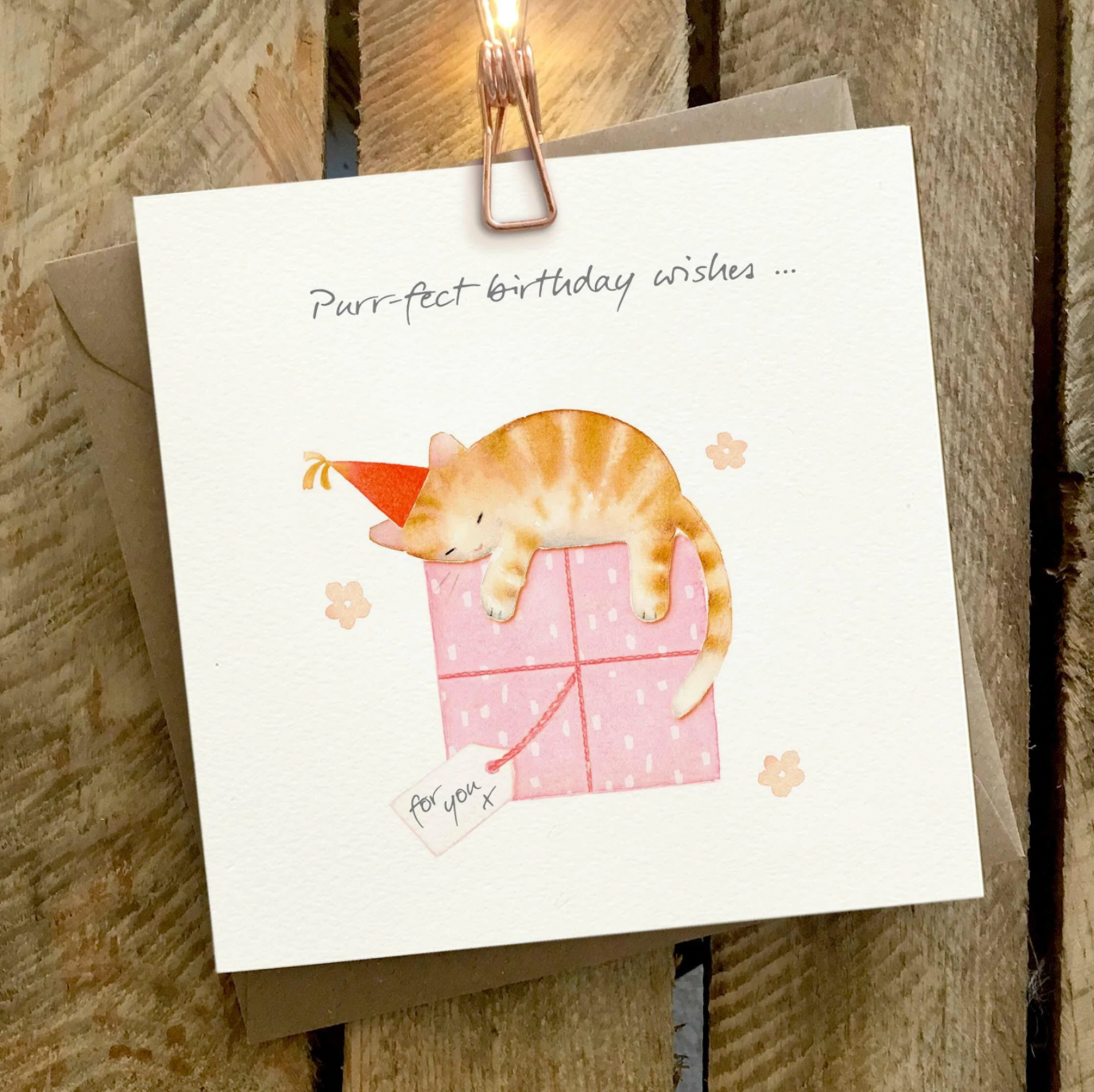 Ginger Betty 'Purr-fect Birthday Wishes' Card - More Than Just a Gift | Narborough Hall