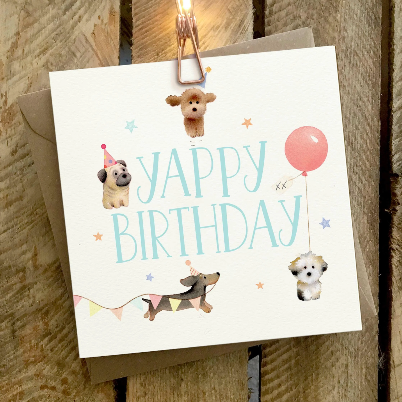 Ginger Betty 'Yappy Birthday' Card - More Than Just a Gift | Narborough Hall