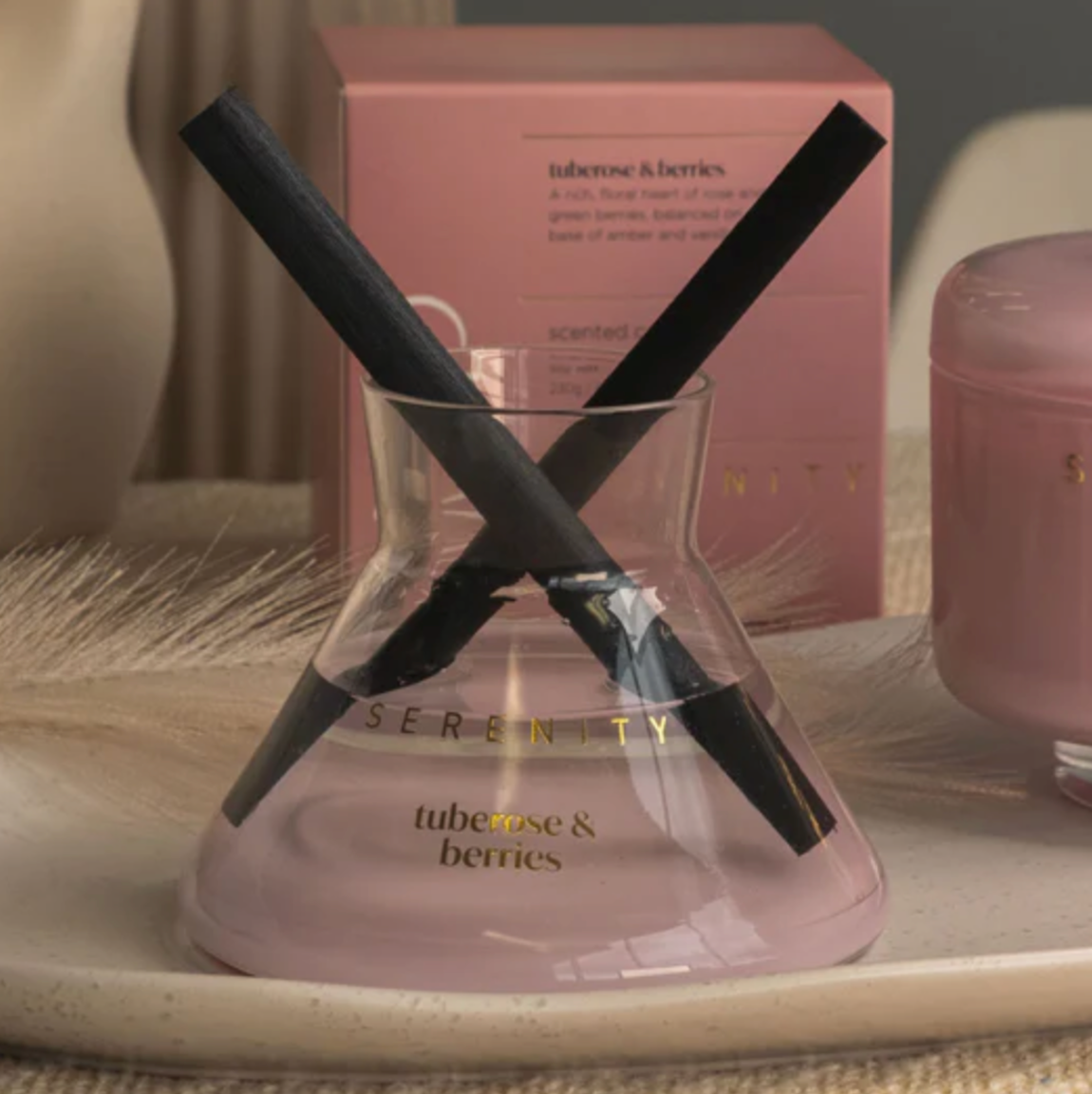 Serenity Vivid Diffuser - Tuberose & Berries - More Than Just a Gift | Narborough Hall