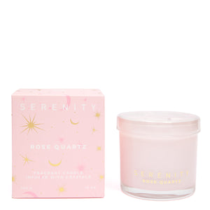 Serenity Crystal Love & Rose Quartz Candle - More Than Just a Gift | Narborough Hall