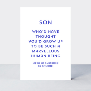Quip Son Card - More Than Just a Gift | Narborough Hall