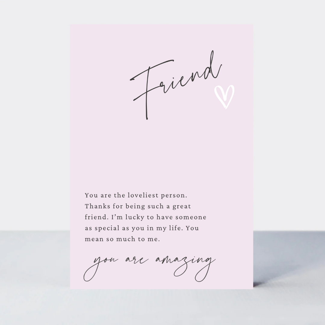 Little Notes Friend Card - More Than Just a Gift | Narborough Hall