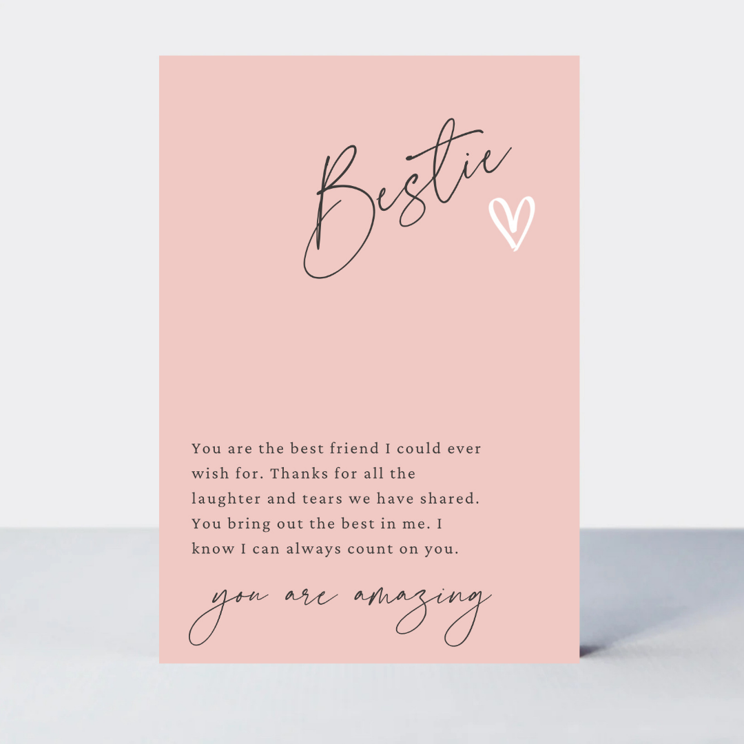 Little Notes Bestie Card - More Than Just a Gift | Narborough Hall
