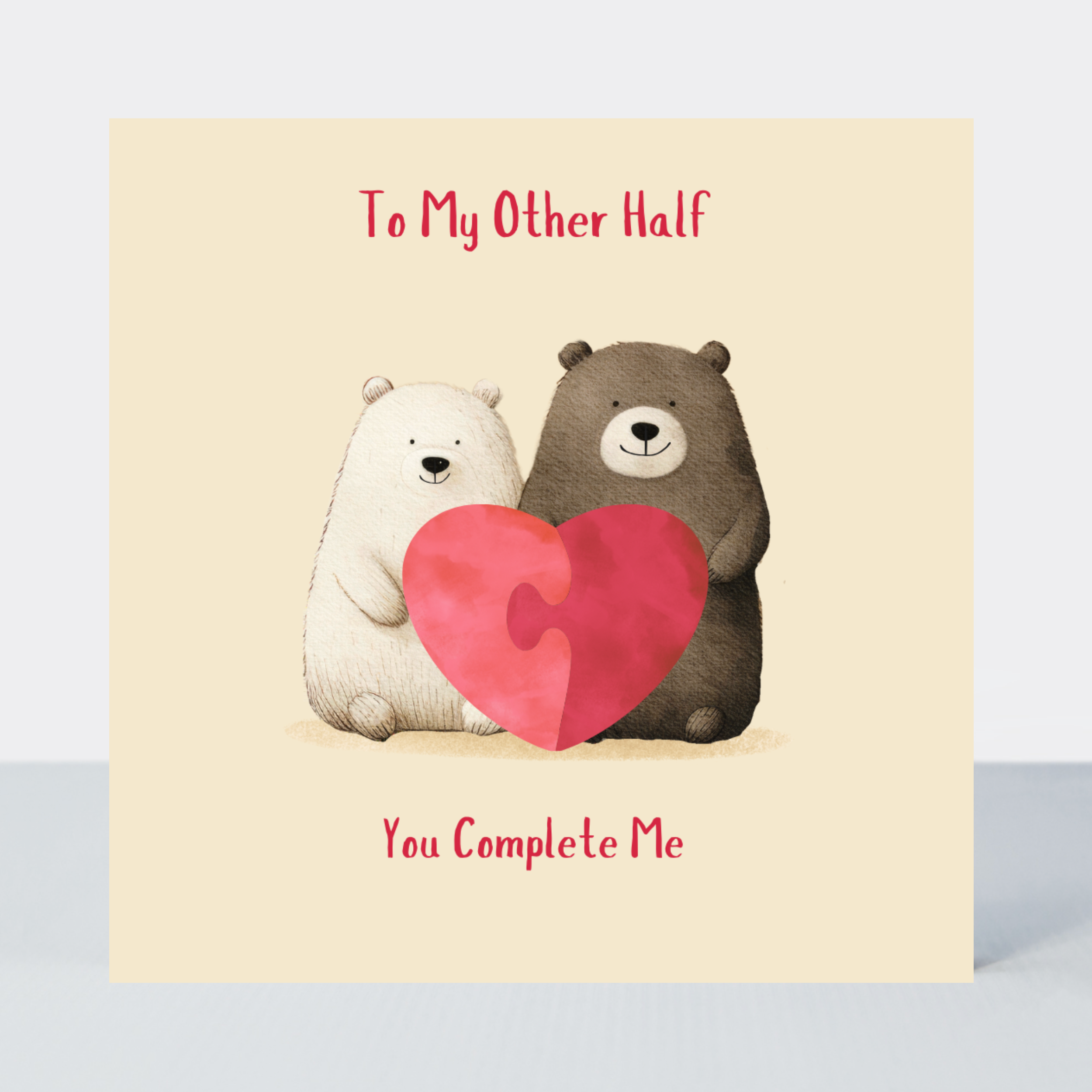Bear-illiant My Other Half Card - More Than Just a Gift | Narborough Hall