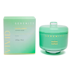 Serenity Vivid Candle - Melon Sorbet - More Than Just a Gift | Narborough Hall