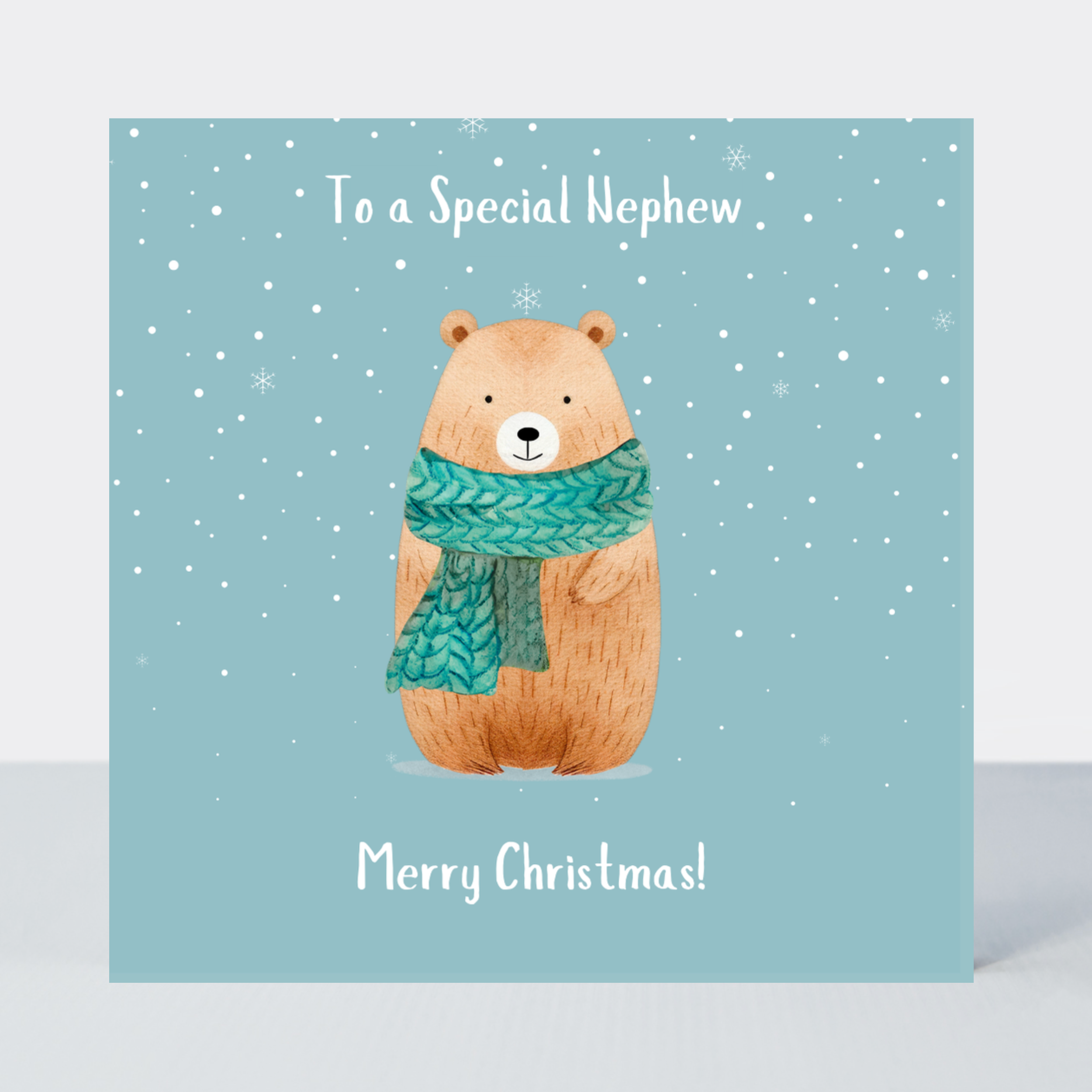 Bear-illiant Nephew Christmas Card