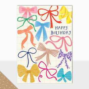 Eden Collection - Happy Birthday Bows Card - More Than Just a Gift | Narborough Hall