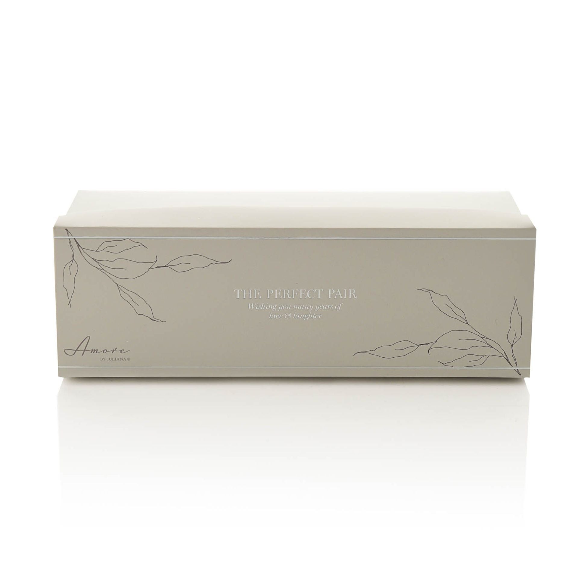 Amore Set Of 2 Grey & White Mugs - 50th Anniversary - More Than Just a Gift | Narborough Hall