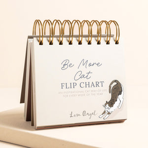 Lisa Angel Be More Cat Desktop Flip Chart - More Than Just a Gift | Narborough Hall