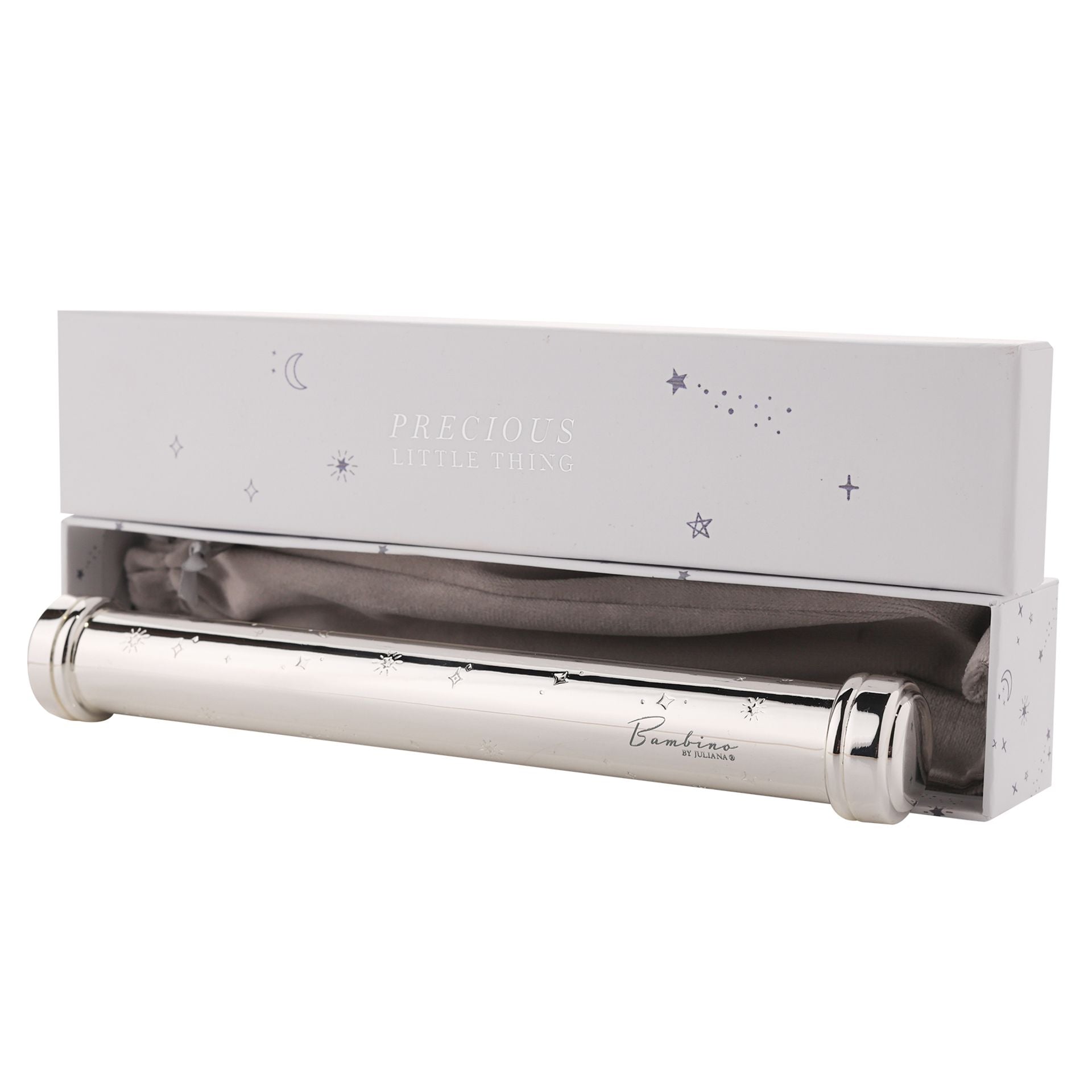 Bambino Silver Plated Celestial Certificate Holder - More Than Just a Gift | Narborough Hall