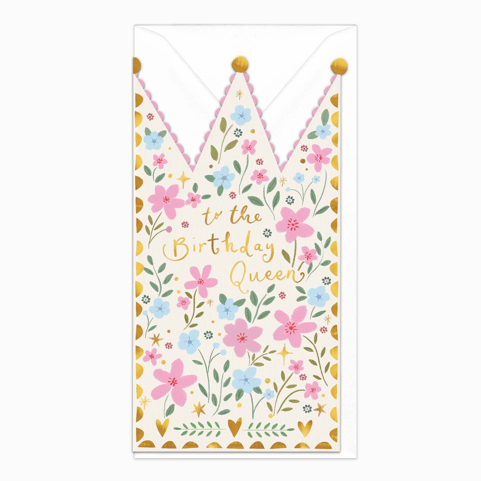 Whistlefish - Queen Crown Birthday Card