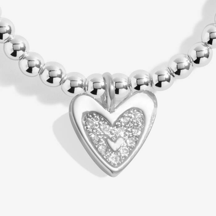 Joma Kids' A Little 'Happy Birthday Daughter' Bracelet In Silver Plating