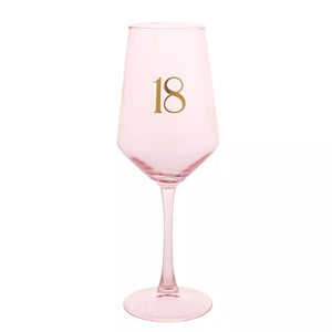 Confetti 18th Birthday Wine Glass - More Than Just a Gift | Narborough Hall