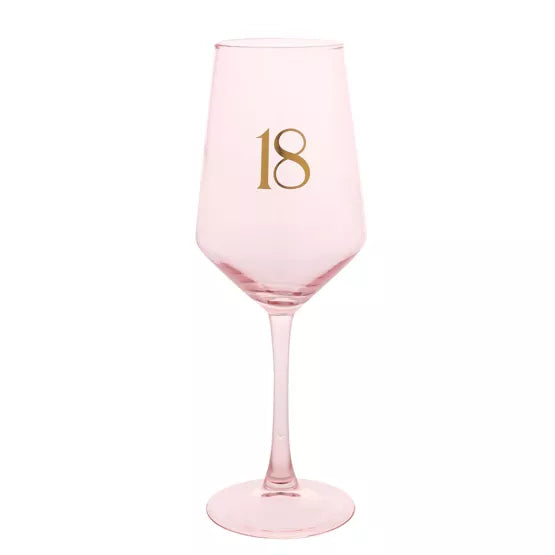 Confetti 18th Birthday Wine Glass - More Than Just a Gift | Narborough Hall