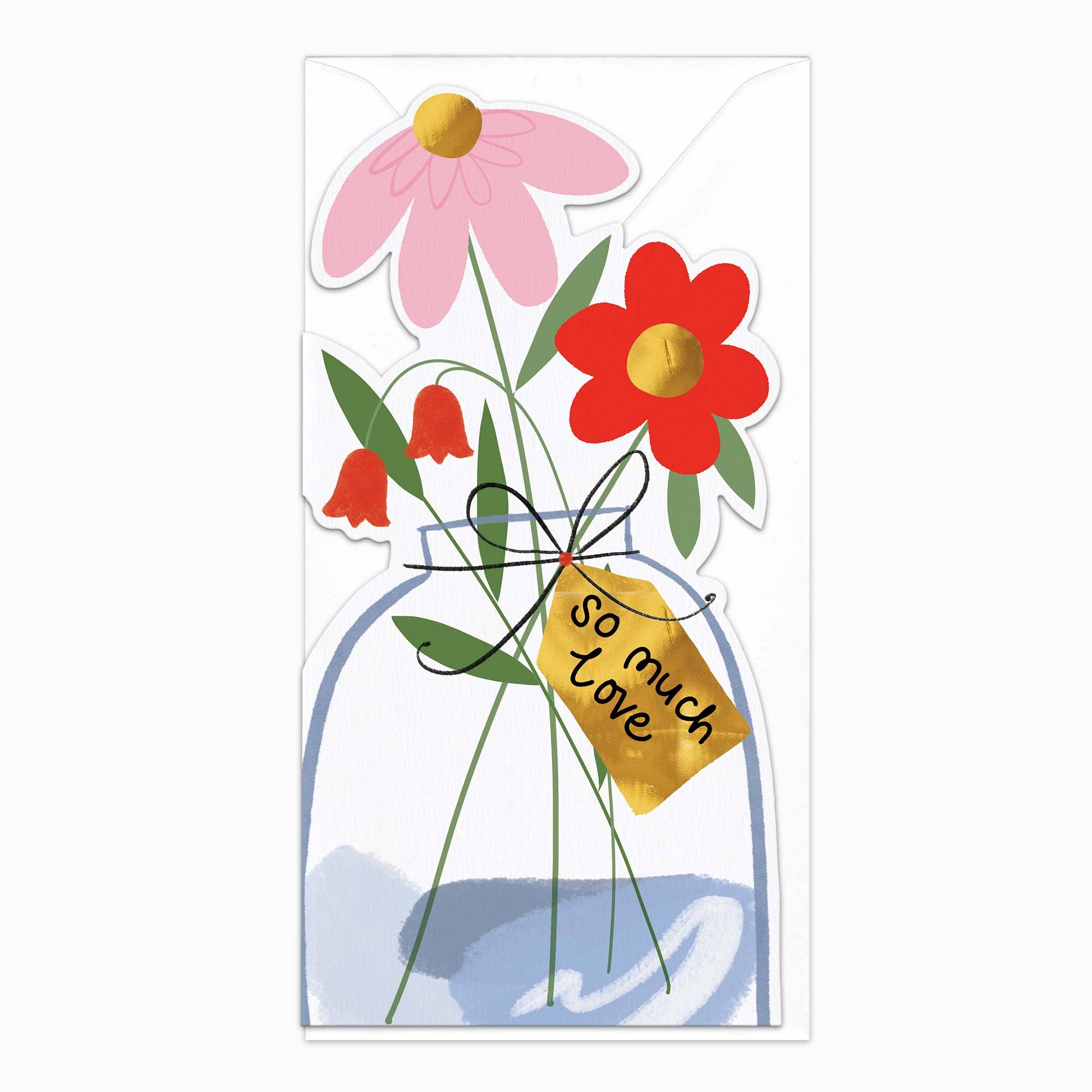 Whistlefish - Tall Flowers Love Card