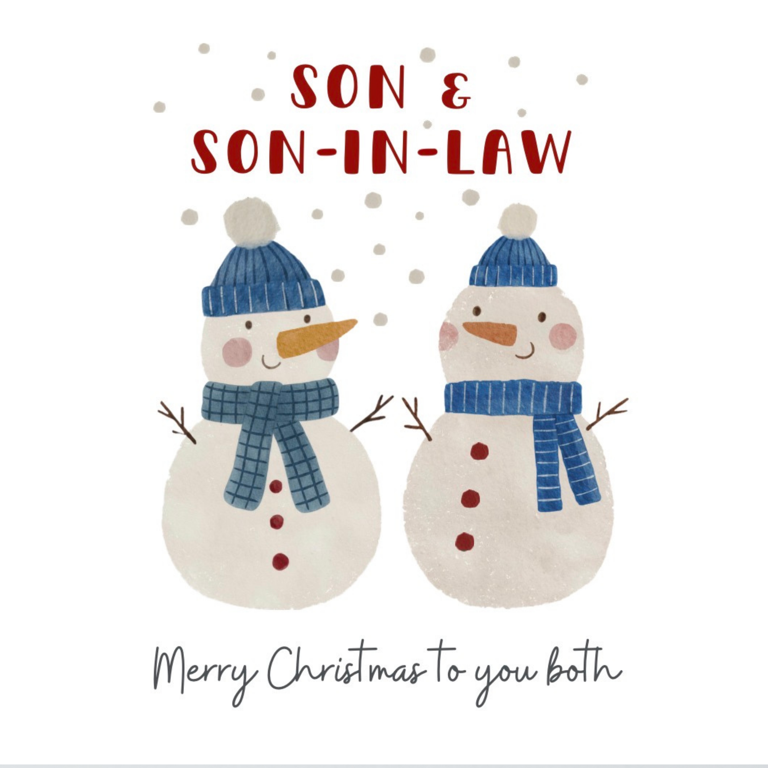Petimo - Son & Son-in-Law Holly Jolly Christmas Card