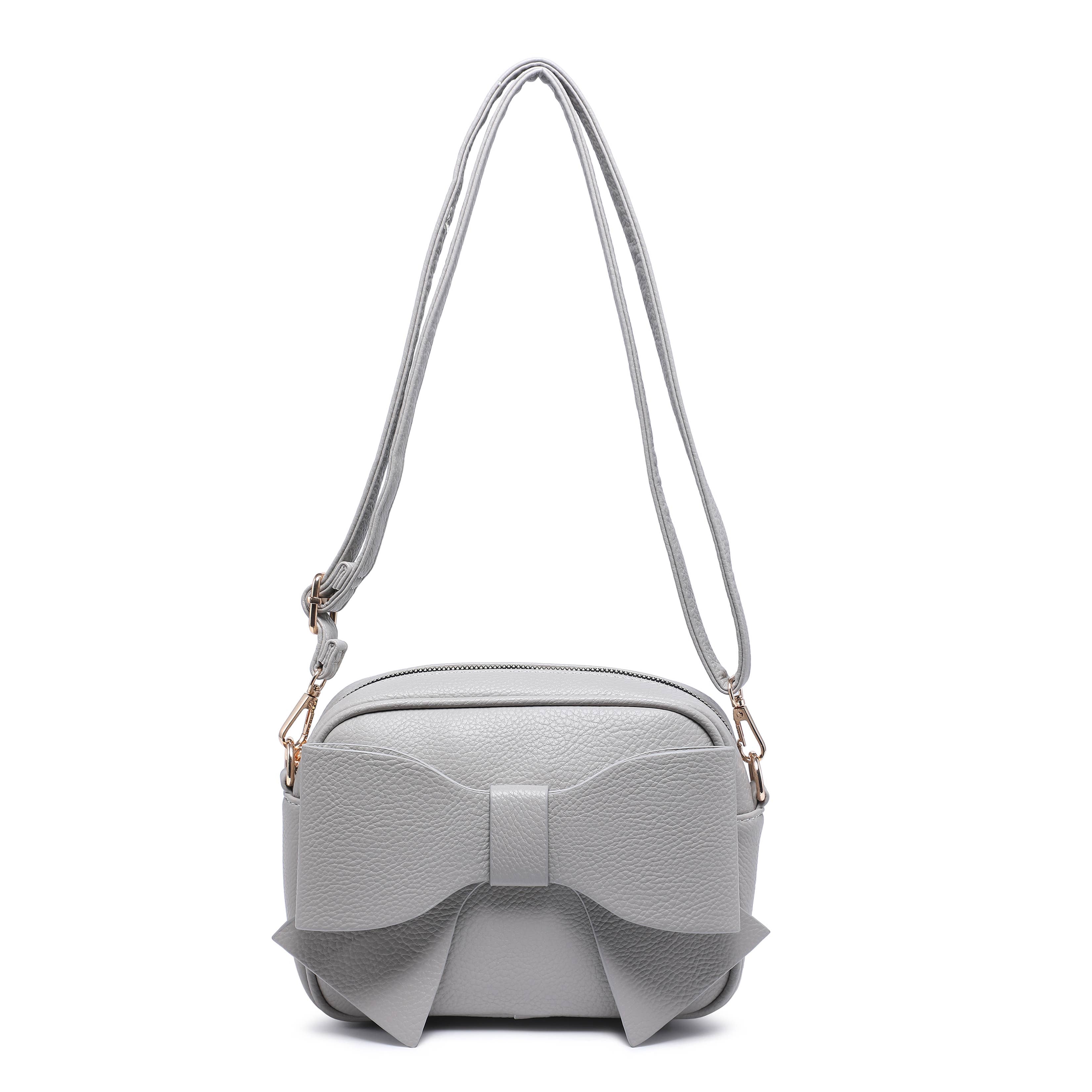 Beau Lilac Crossbody Bow Bag