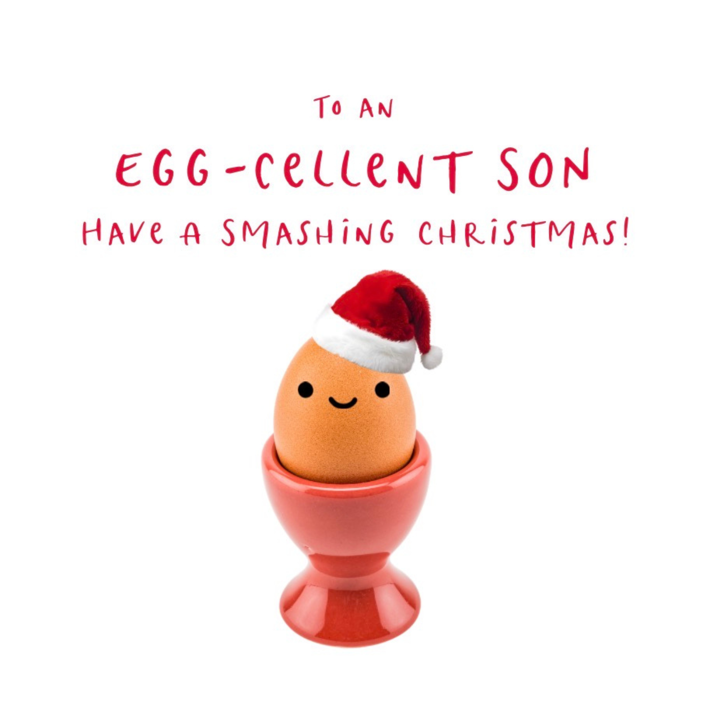 Petimo - Egg-cellent Son Smashing Christmas Better Together Card