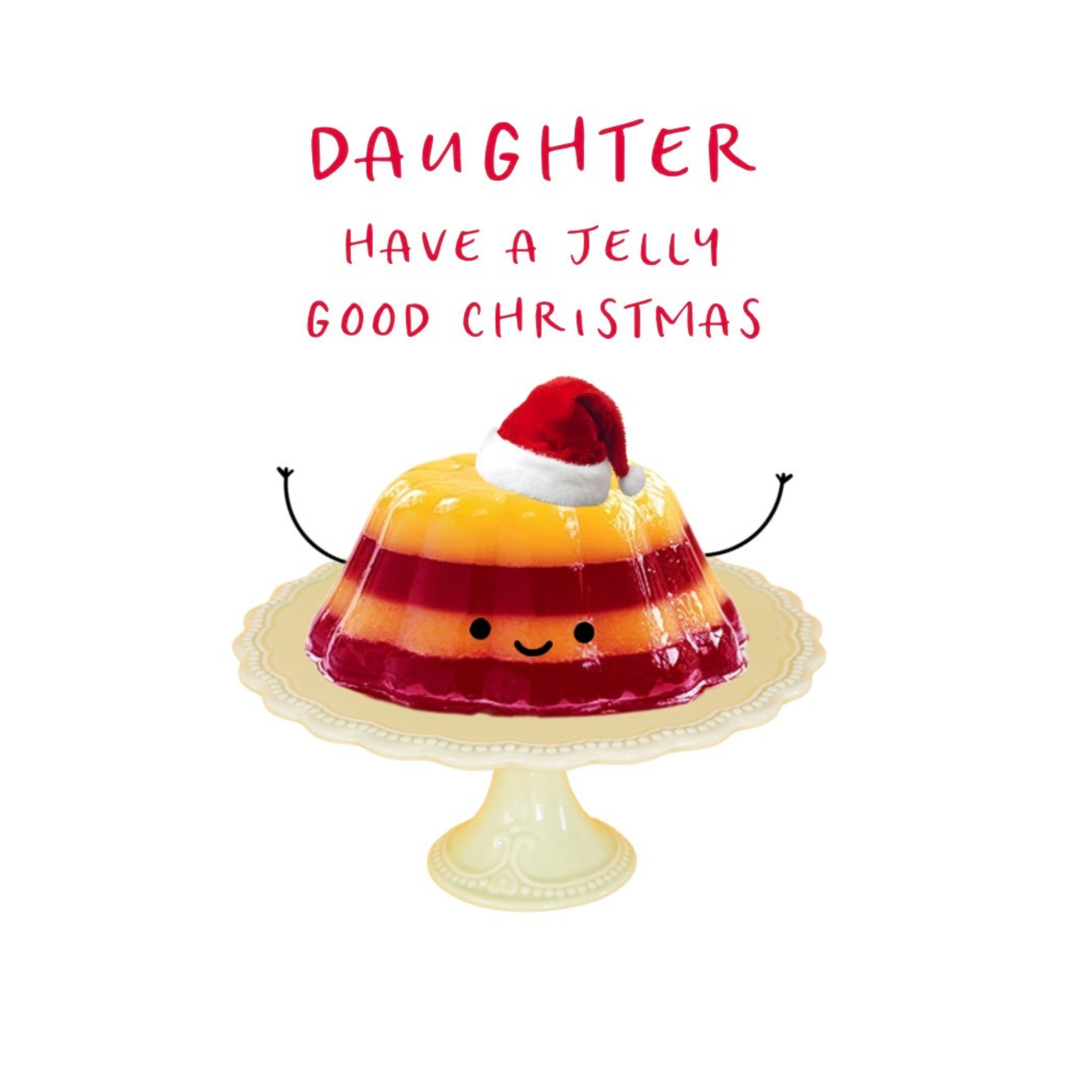 Petimo - Daughter Jelly Funny Better Together Christmas Card
