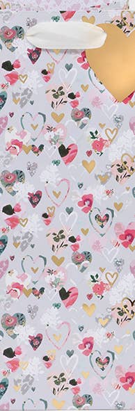 Ballyhoo - Floral Hearts XL Bottle Bag
