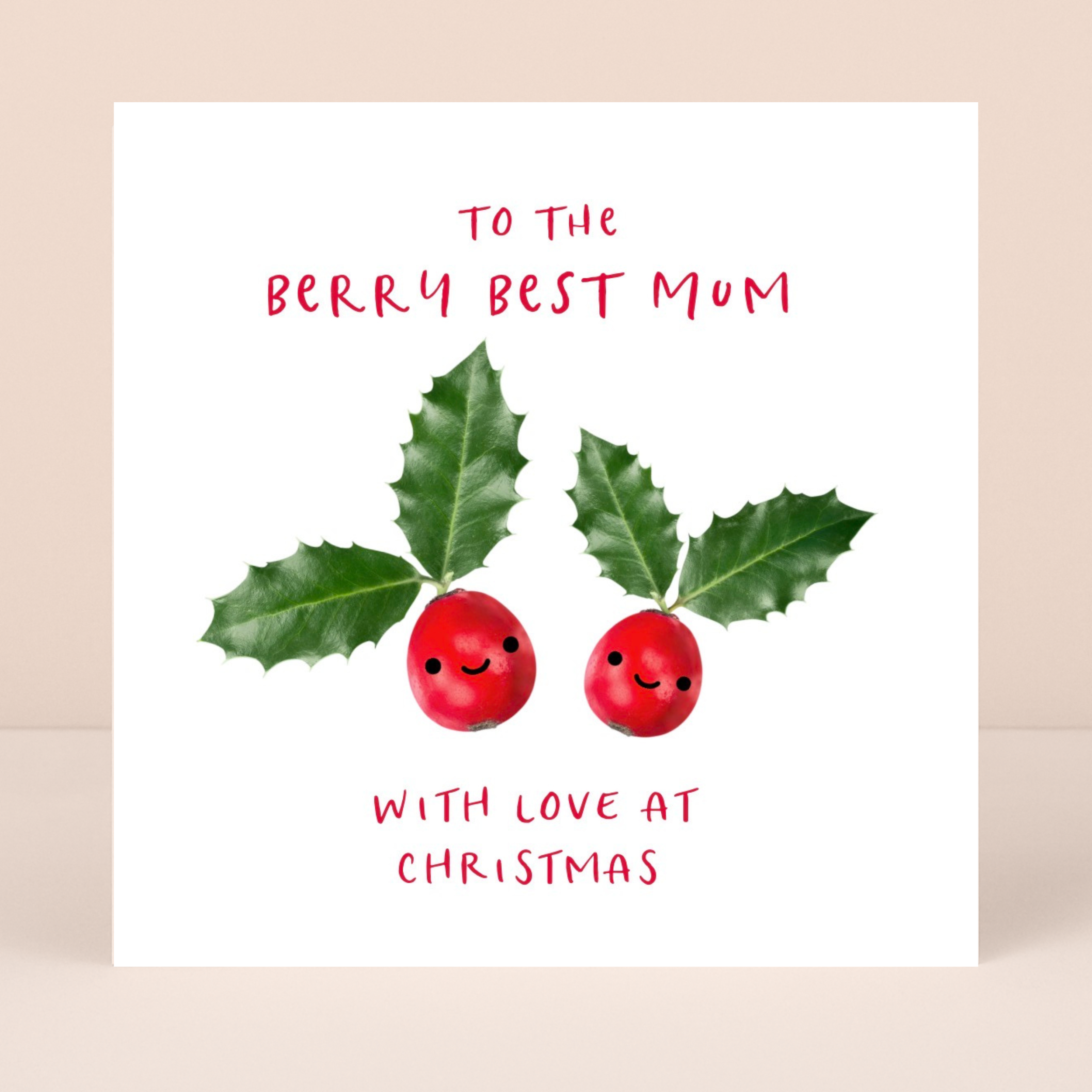Petimo - Berry Best Mum Better Together Christmas Card