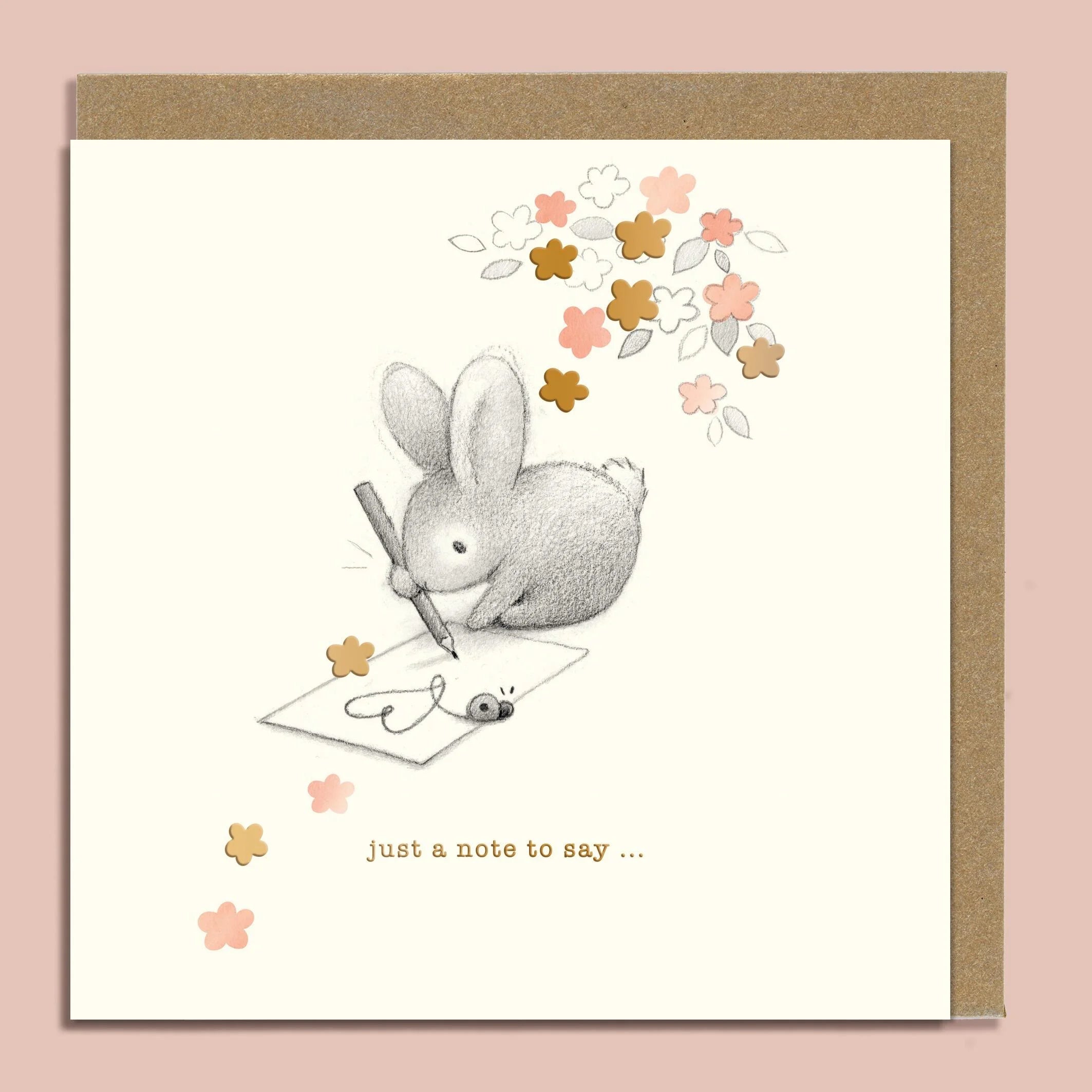 Ginger Betty Just a Note to Say Card