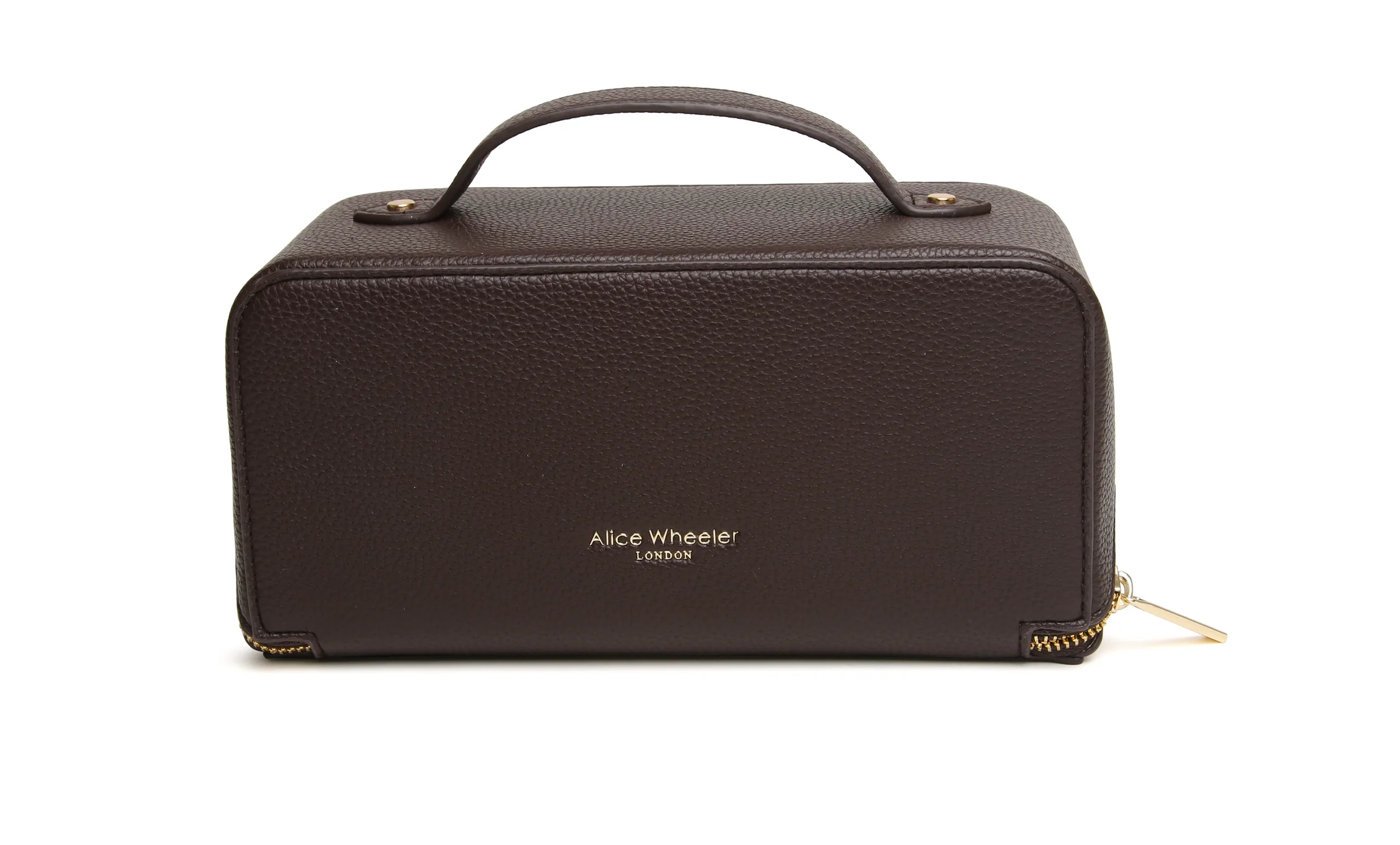 Alice Wheeler Chocolate Train Case
