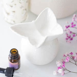 White Butterfly Oil Burner - More Than Just a Gift | Narborough Hall