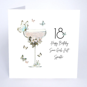 Moonlight & Martinis 18 Some Girls Sparkle Birthday Card - More Than Just a Gift | Narborough Hall
