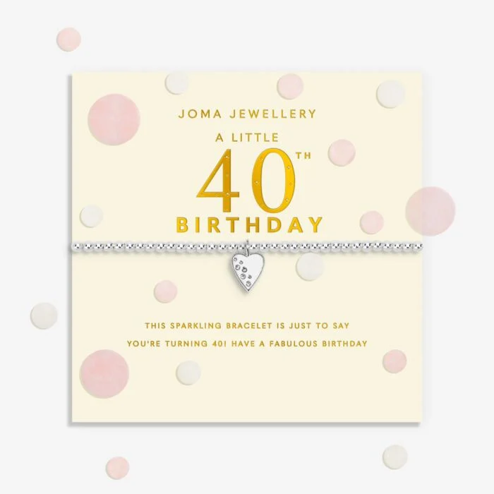 Joma Confetti A Little 40th Birthday Bracelet - More Than Just a Gift | Narborough Hall