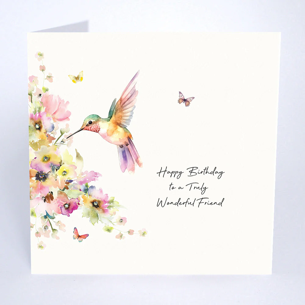 Beija-Flor Truly Wonderful Friend Birthday Card