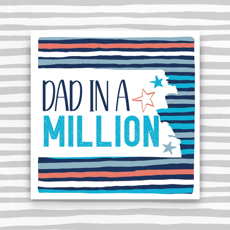 Dad in a Million Card