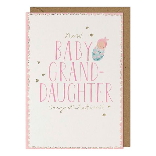 Reflections New Baby Granddaughter Card - More Than Just a Gift | Narborough Hall