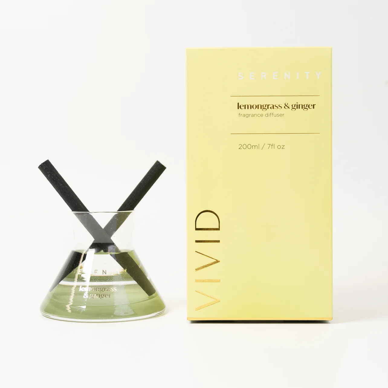 Serenity Vivid Diffuser - Lemongrass & Ginger - More Than Just a Gift | Narborough Hall